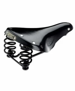 Brooks Flyer S Trekking Retro Læder Cykelsadel Til Damer, Sort