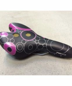 Cultima Selle Royal Gel Sadel, Sort/lilla