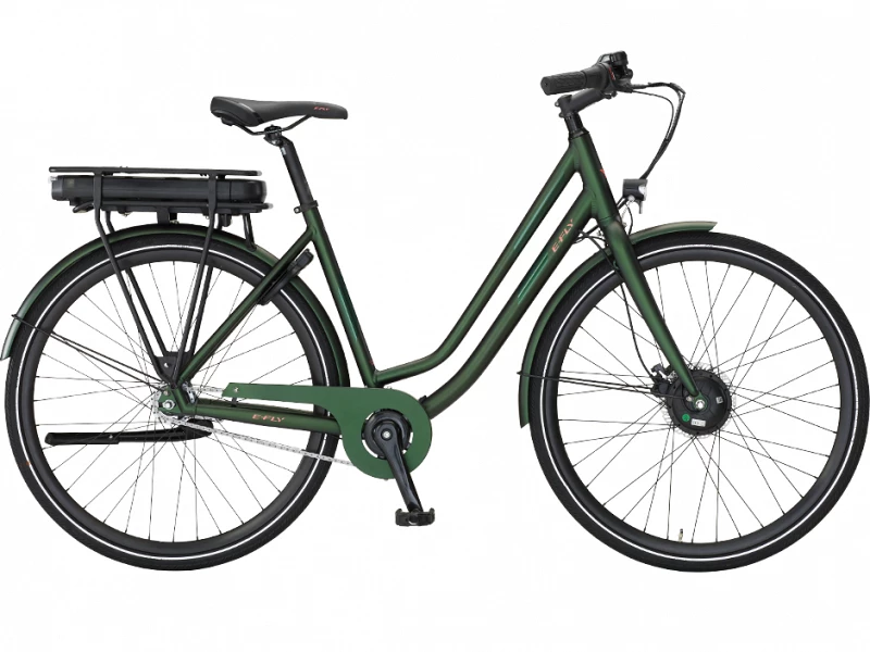 E-Fly VIA Front Green – Elcykel – 2022, 50cm 3 E-Fly VIA Front Green – Elcykel – 2022, 50cm