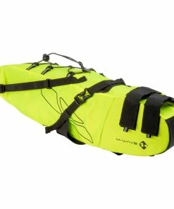 M-Wave Rough Ride – Cykeltaske Til Sadel – 100% Vandtæt – Neongul – Str. 11 Liter