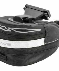 M-Wave Tilburg L – Cykeltaske Til Sadel – Clip On System – Hvid – Str. 2 – 3.7 Liter