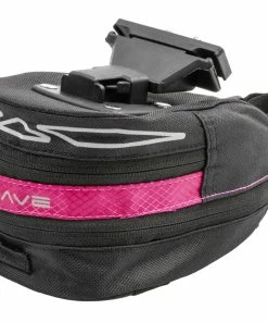 M-Wave Tilburg L – Cykeltaske Til Sadel – Clip On System – Pink – Str. 2 – 3.7 Liter