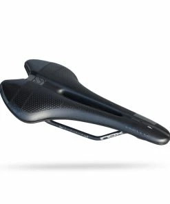 PRO Falcon Gel – Sadel – Hr. Rustfri Stål Rails – Sort – 142mm Bred