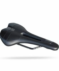 PRO Griffon Gel – Sadel – Hr. Rustfri Stål Rails – Sort – 142mm Bred