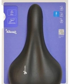 Selle Royal Wave Sadel, Sort Herre Moderate 60° GEL