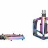 Supacaz Epedal Cnc Alloy Flat E-mtb Pedals Oil Slick -Selle De Vélo Soldes Supacaz Epedal Cnc Alloy Flat E mtb Pedals Oil Slick
