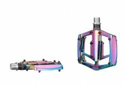 Supacaz Epedal Cnc Alloy Flat E-mtb Pedals Oil Slick