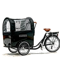 Wildenburg Hydraulic El-ladcykel (sort)